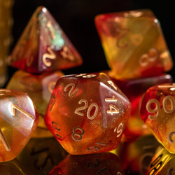 Elixir of Vitality Acrylic Dice Set | Acrylic Dice | Wiccan Center