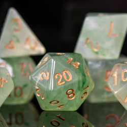 Elixir of Water Breathing Acrylic Dice Set | Acrylic Dice | Wiccan Center