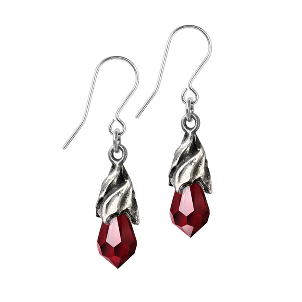 Empyrean Tear Earrings (Red) - Alchemy of England | Earrings | Wiccan Center