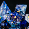 Enchanted Waters Shattered Glass Dice Set | Stone/Glass | Wiccan Center