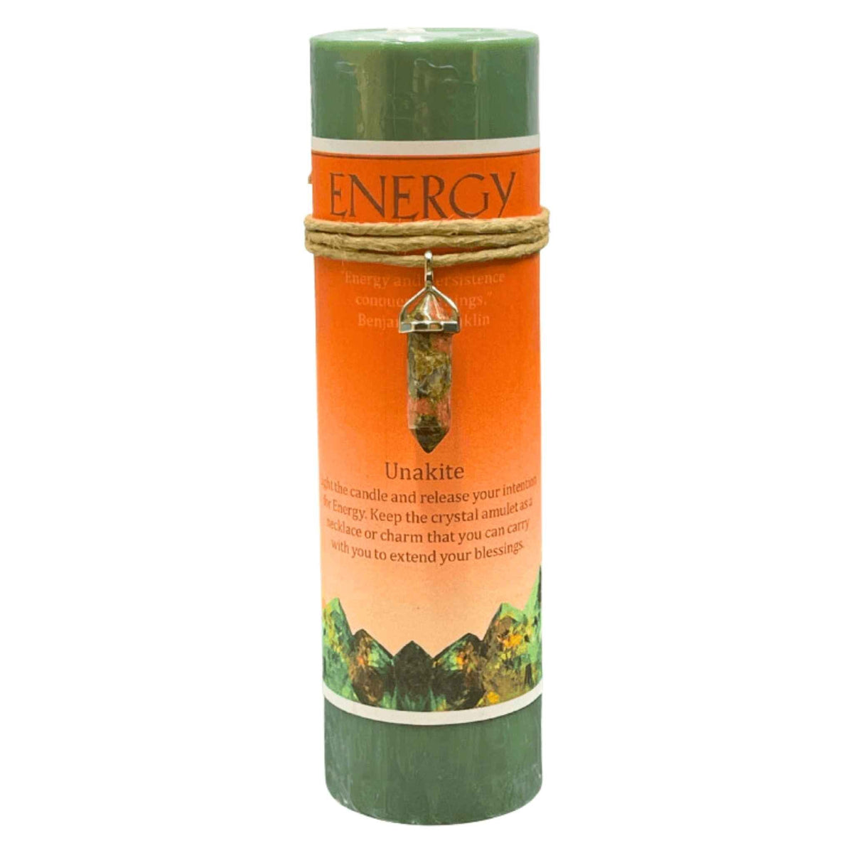 Crystal Energy Pillar Candle | Candles | Wiccan Center