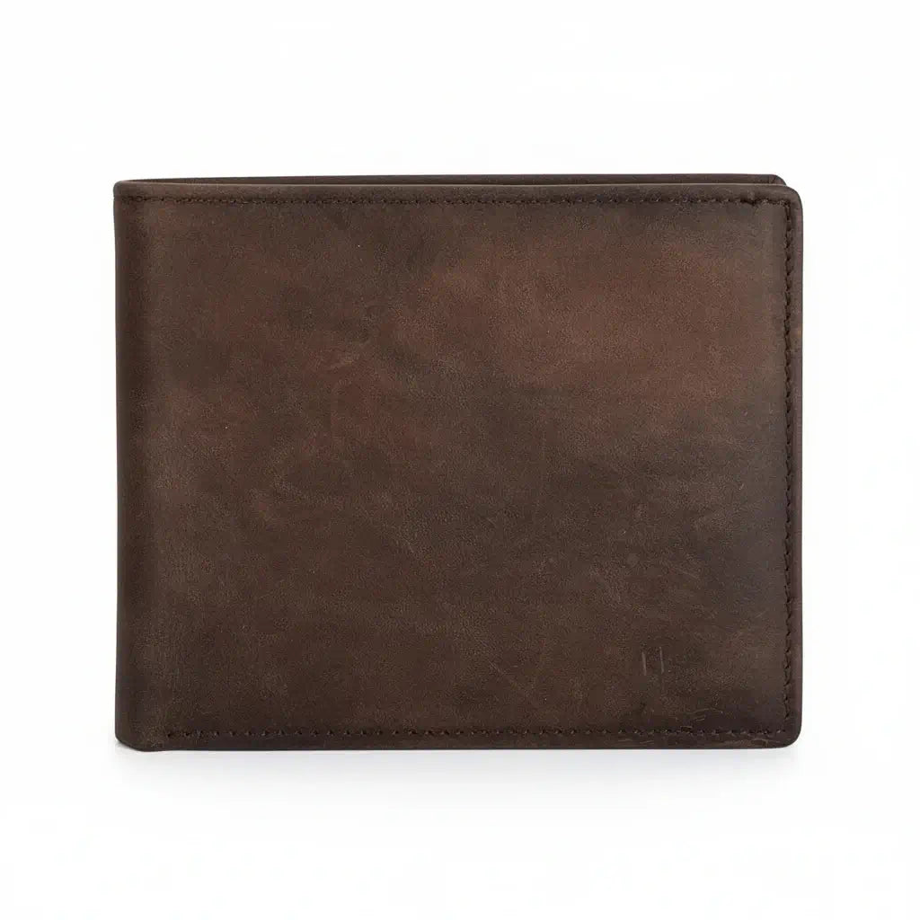Engraved leather wallet for men Costume Men Leather Wallet