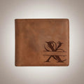Engraved leather wallet for men Costume Men Leather Wallet