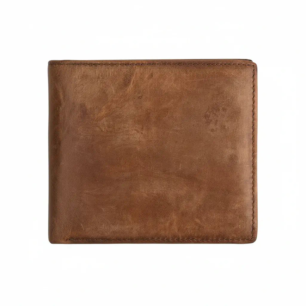 Engraved leather wallet for men Costume Men Leather Wallet