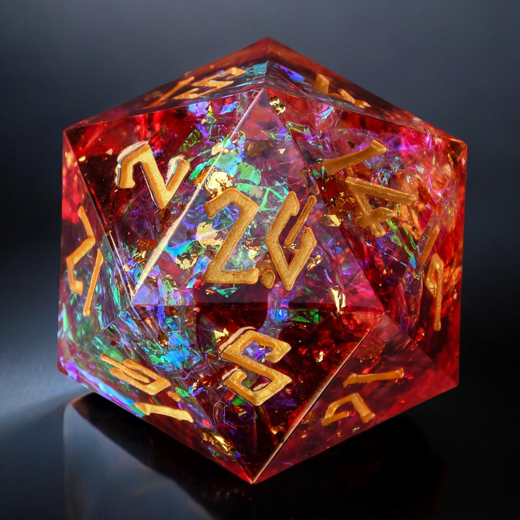 Ethereal Light Resin 30mm D20 | Resin | Wiccan Center
