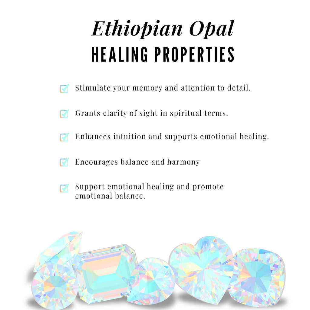 Certified Real Ethiopian Rainbow Opal Diamond Engagement Ring with Criss Cross Shank