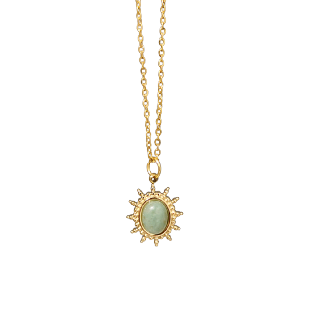 Green Quad Necklace