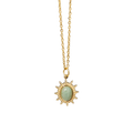 Oval Pendant Necklace