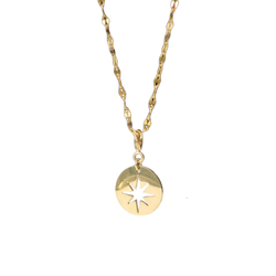 North Star Cutout Necklace | Necklaces | Wiccan Center