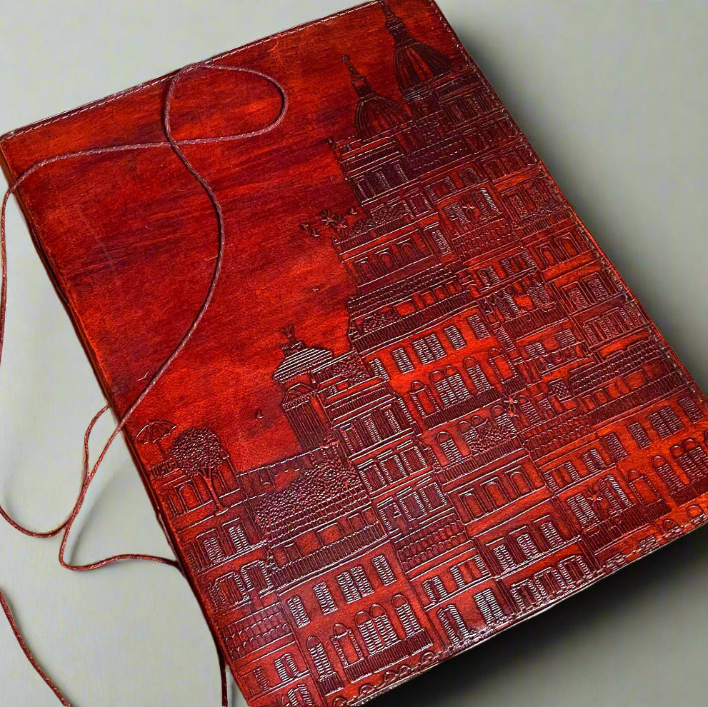 European Adventure: 10x13 Leather Journal | Journal | Wiccan Center