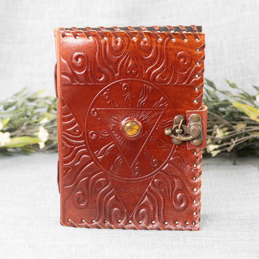 Evil Eye Leather Journal | Journal | Wiccan Center