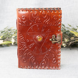 Evil Eye Leather Journal | Journal | Wiccan Center