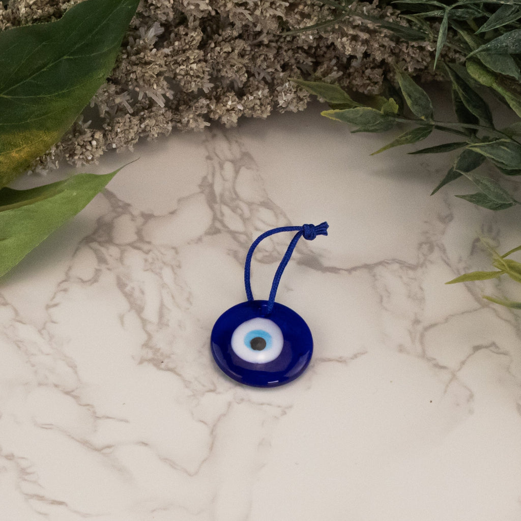 Glass Evil Eye Protection Charm | | Wiccan Center