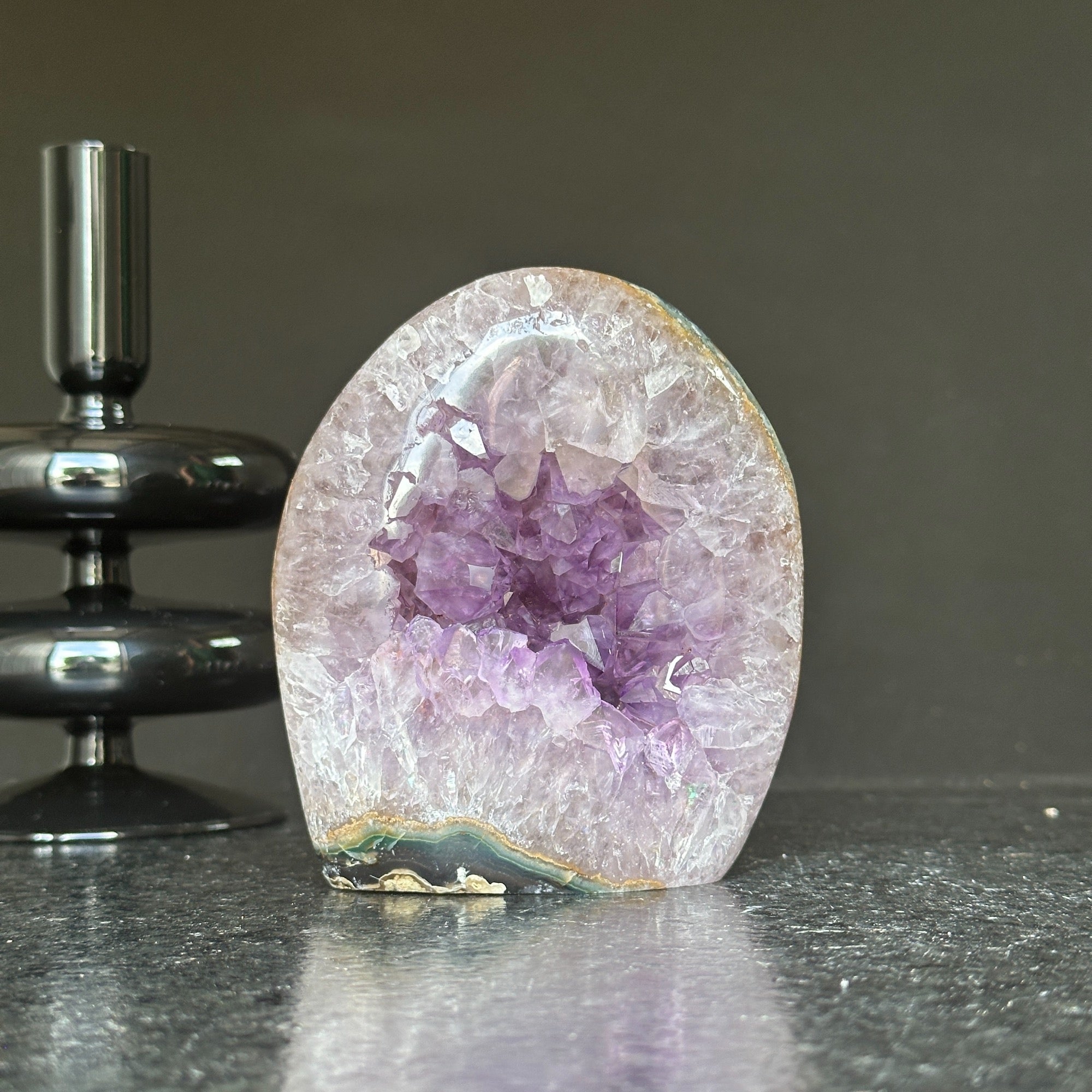 Extra Quality Deep Purple Uruguayan Amethyst Geode Cave | Amethyst Geodes | Wiccan Center