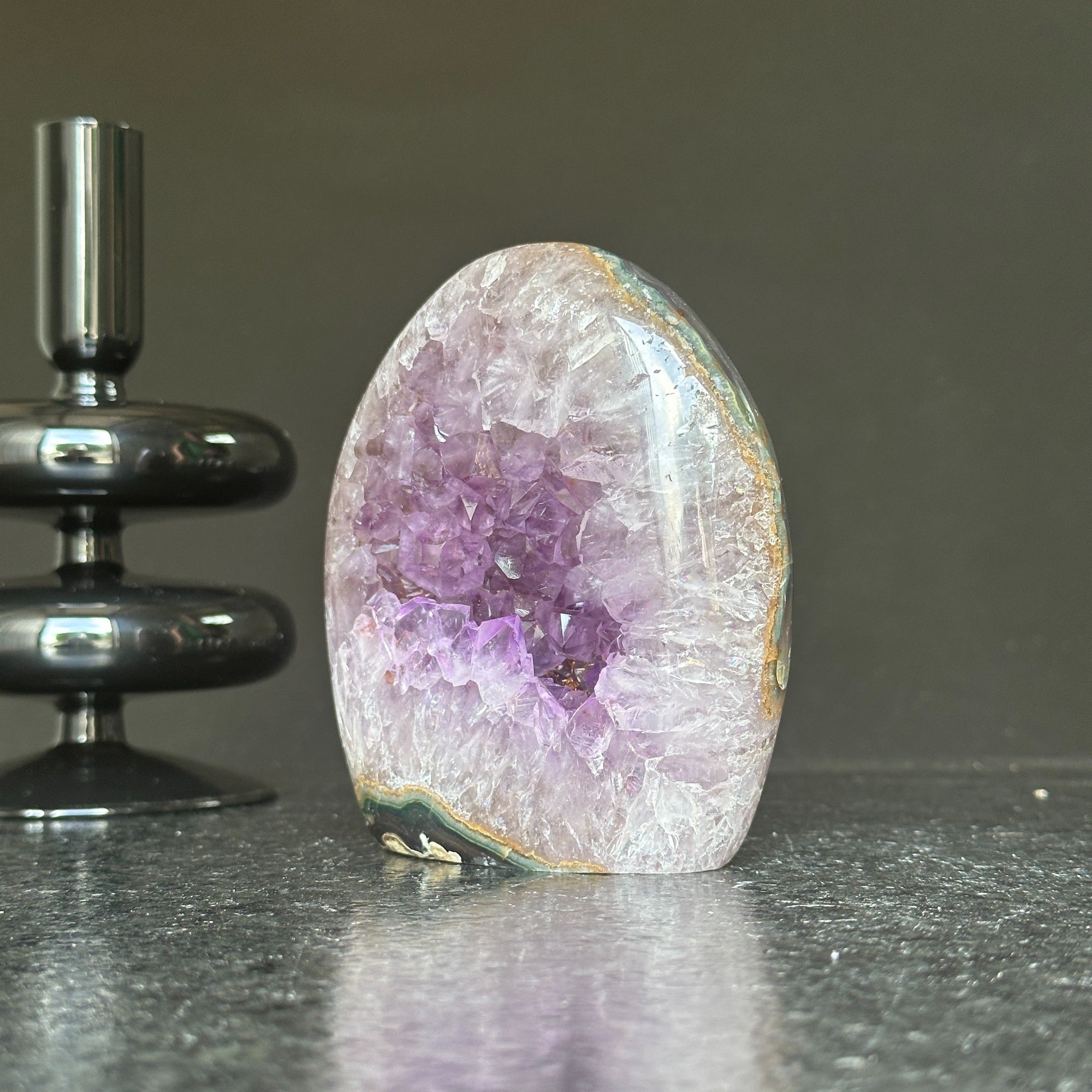 Extra Quality Deep Purple Uruguayan Amethyst Geode Cave | Amethyst Geodes | Wiccan Center