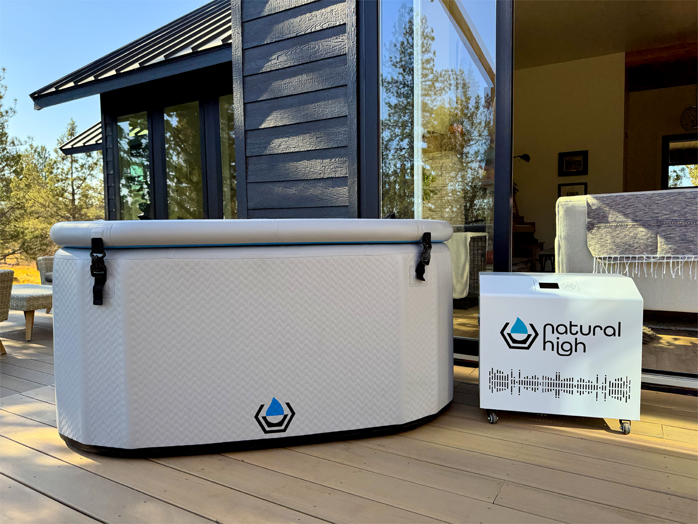 Natural High™ Extreme Experience (Inflatable Tub, Hot & Cold) | Cold & Hot Plunge | Wiccan Center