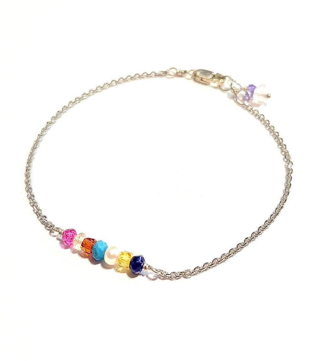 Pregnancy Stones bracelet with Swarovski Clasp