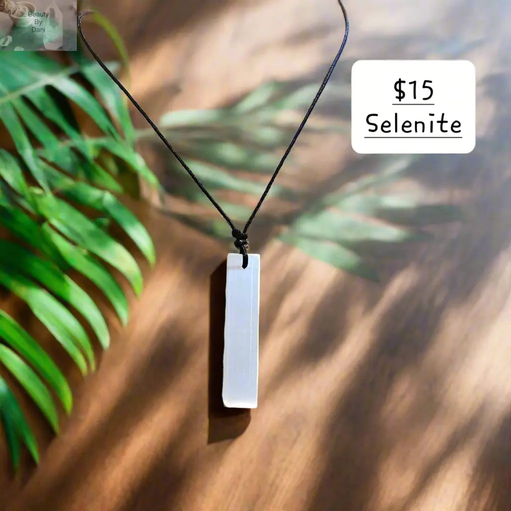 Adjustable Selenite Necklace
