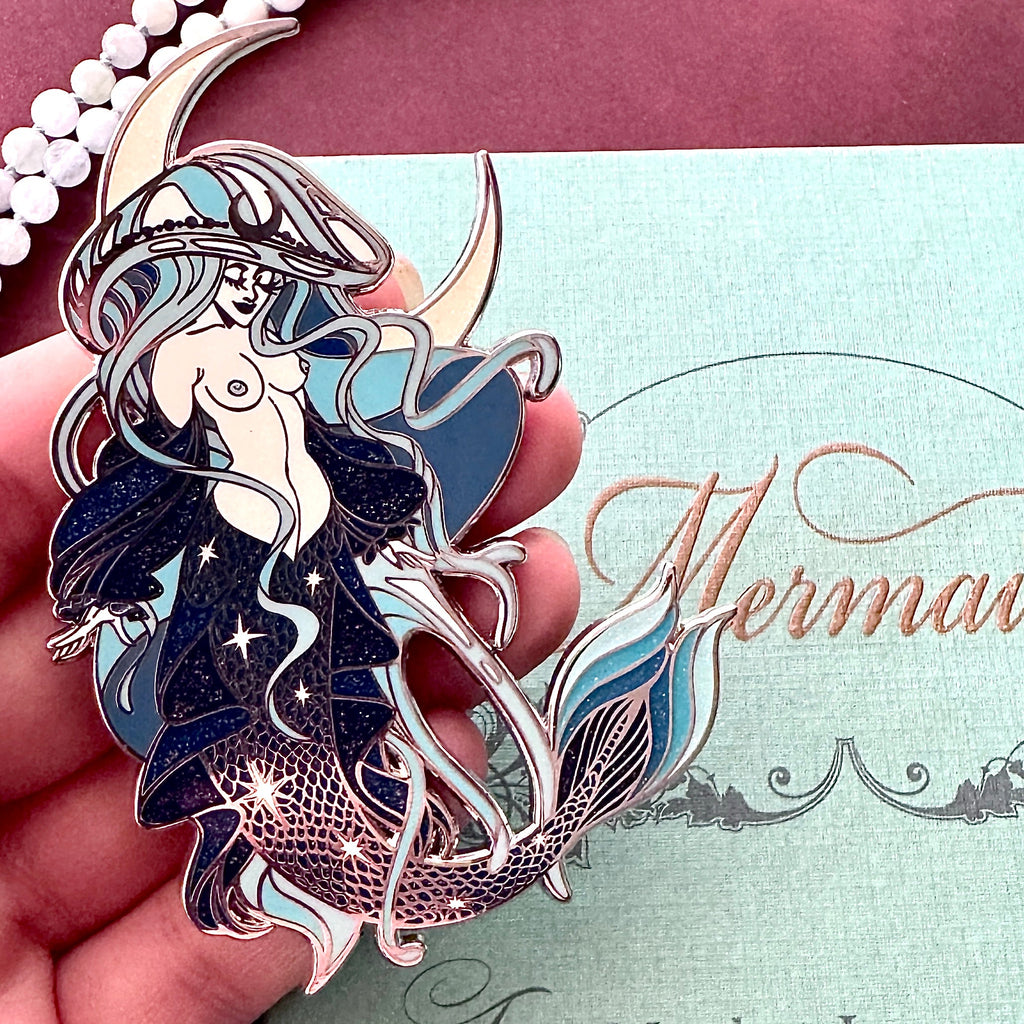 Enamel Pin - Luna Celestial Mermaid
