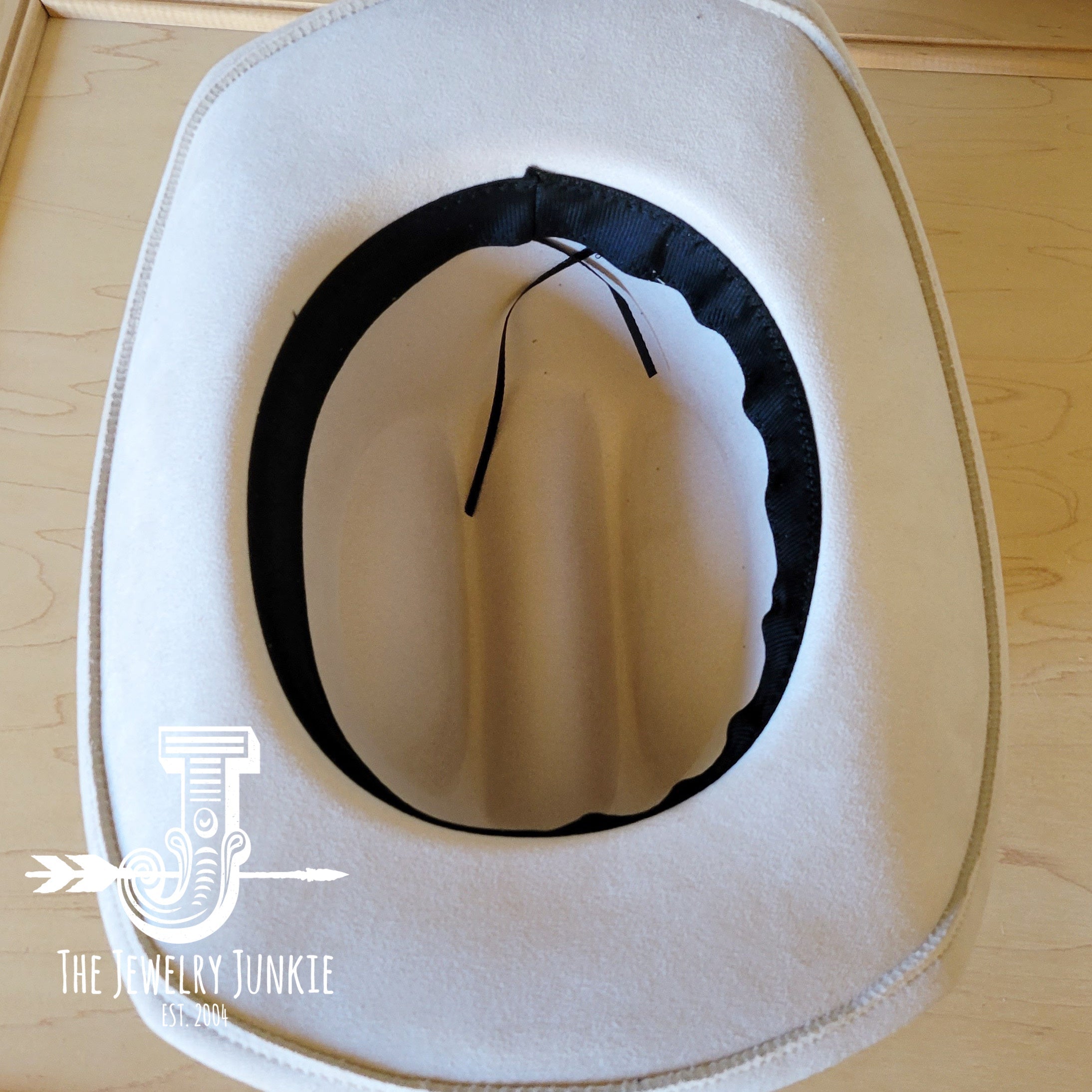 Marabou Blue Spotted Feather & Turquoise Slab Hat Band + Choice of Hat 986a | Hat | Wiccan Center