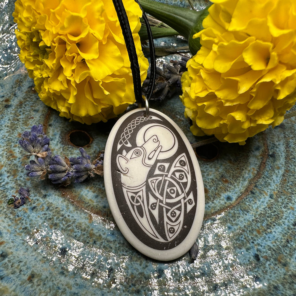 Artisan Celtic Dog Necklace - Handmade in the U.S.A. | Pendant | Wiccan Center