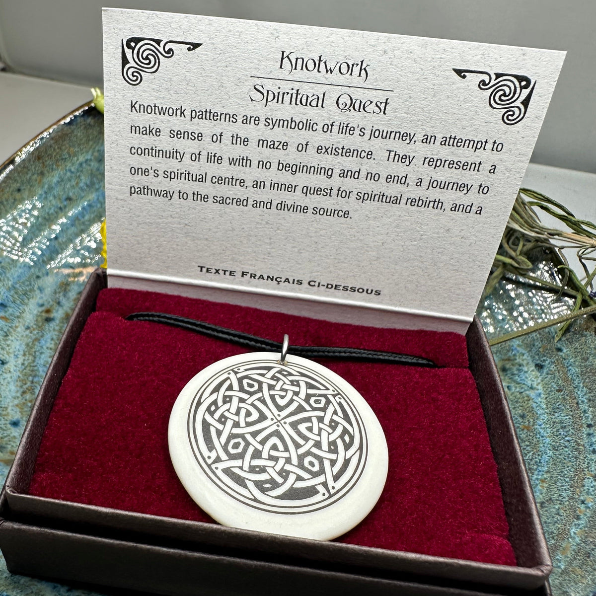 Artisan Celtic Knot Necklace - Handmade in the U.S.A. | Pendant | Wiccan Center