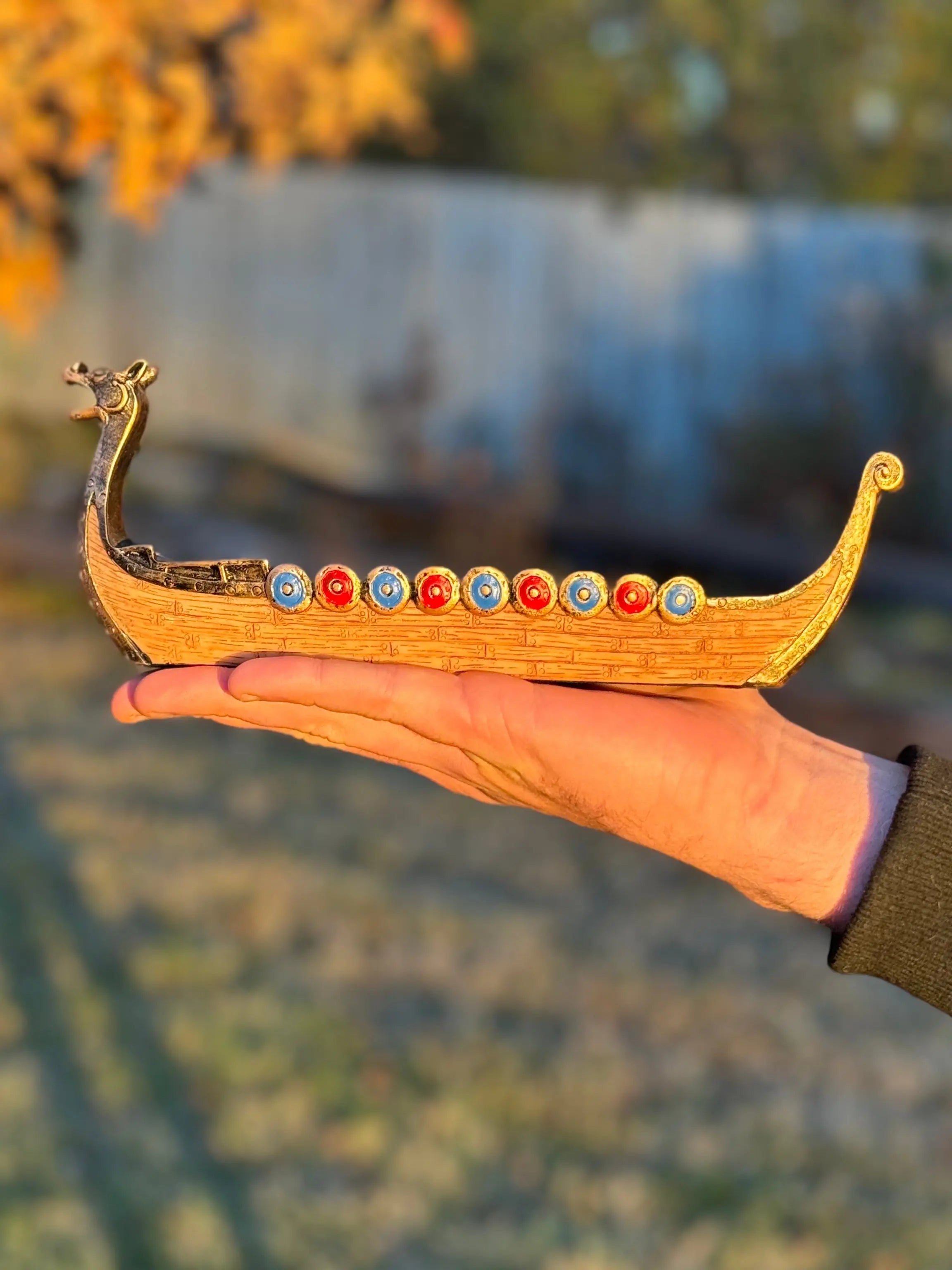 Viking Longship Incense Holder | Decor | Wiccan Center