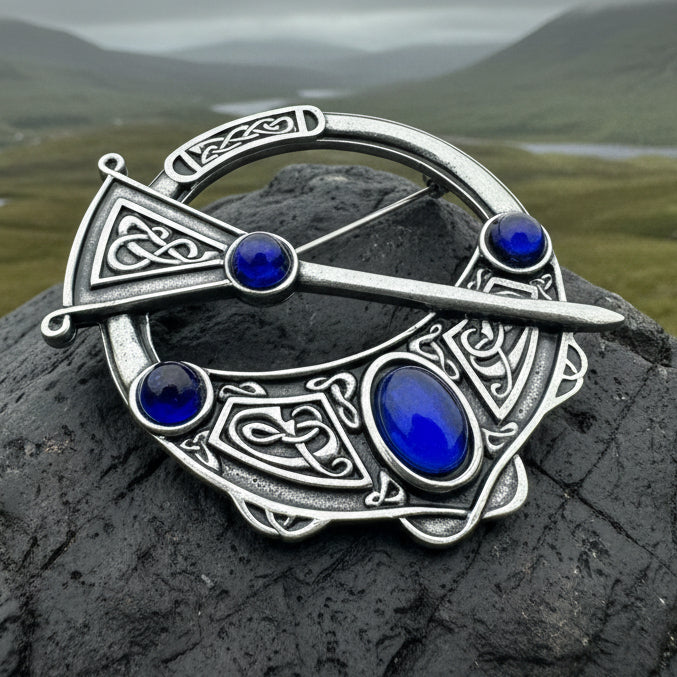 Lochdaw Celtic Penannular Brooch - Handmade in Scotland | Brooch | Wiccan Center