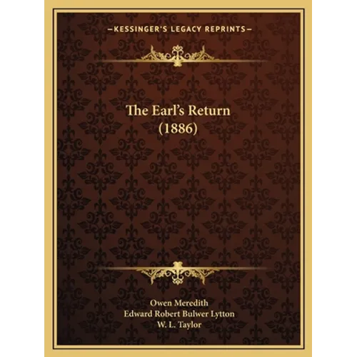 The Earl's Return (1886) - Paperback | Books | Wiccan Center