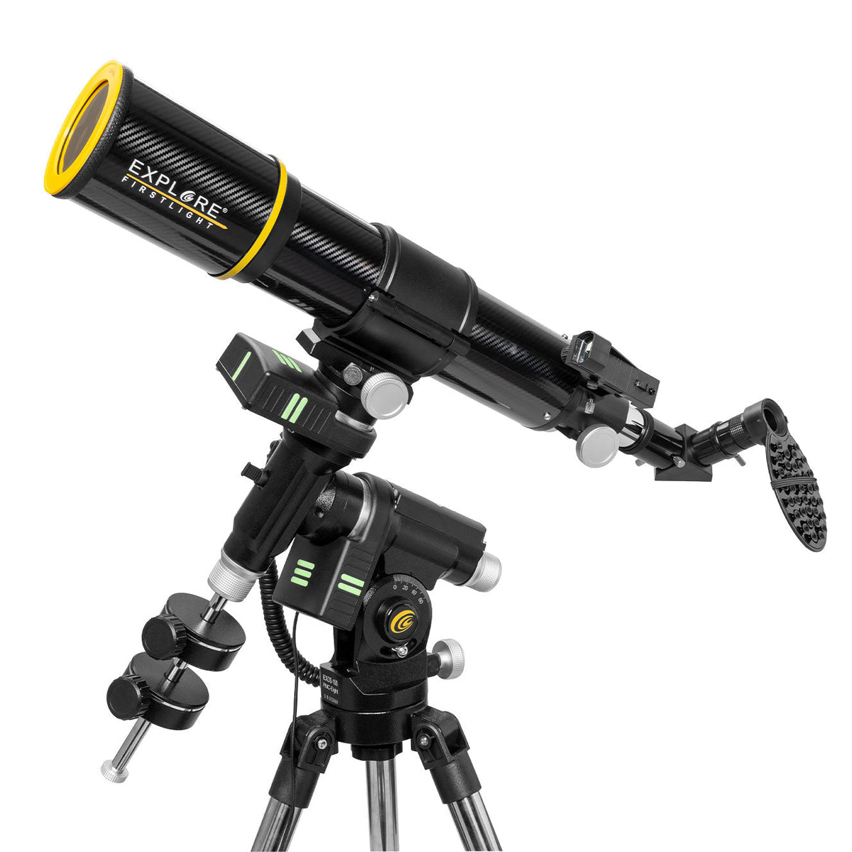 Explore FirstLight 80mm CF Telescope Go-To Tracker Combo with Solar Filter | Telescope | Wiccan Center
