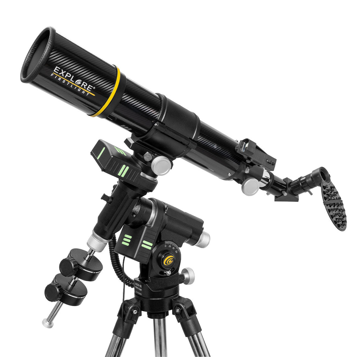 Explore FirstLight 80mm CF Telescope Go-To Tracker Combo with Solar Filter | Telescope | Wiccan Center