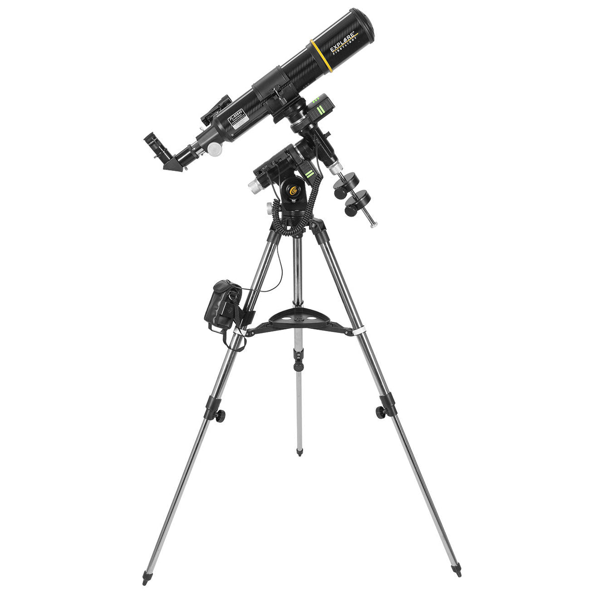 Explore FirstLight 80mm CF Telescope Go-To Tracker Combo with Solar Filter | Telescope | Wiccan Center