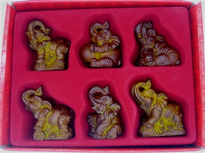 Elephant 2" (Set of 6 Figurines) | FENG SHUI | Wiccan Center