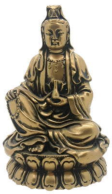 Kwan Yin Goddess sitting in a Lotus Flower | FENG SHUI | Wiccan Center
