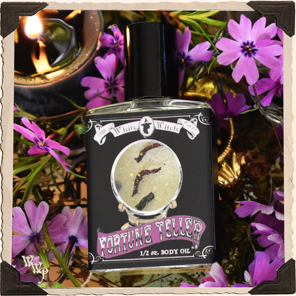 FORTUNE TELLER 1/2oz. BODY OIL. For Psychic Clarity, Life Guidance & Insight. | candles & wax melts | Wiccan Center