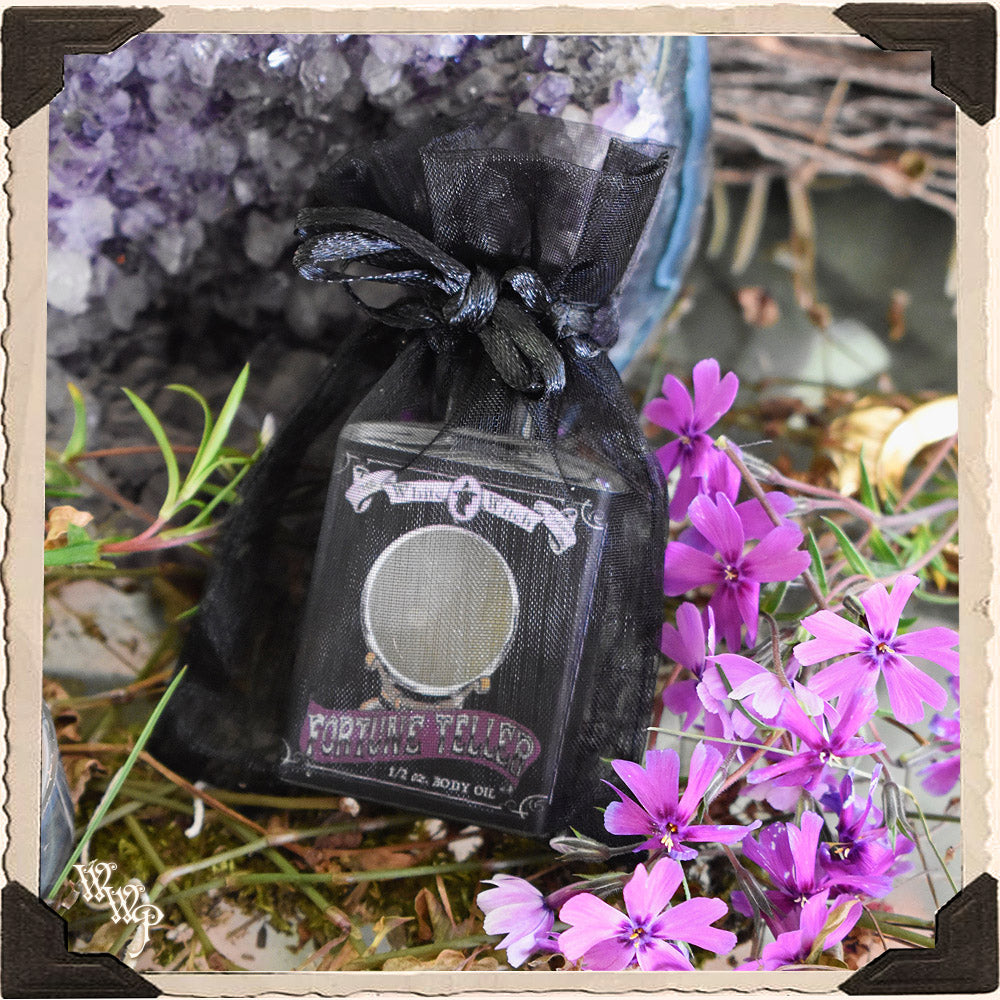 FORTUNE TELLER 1/2oz. BODY OIL. For Psychic Clarity, Life Guidance & Insight. | candles & wax melts | Wiccan Center