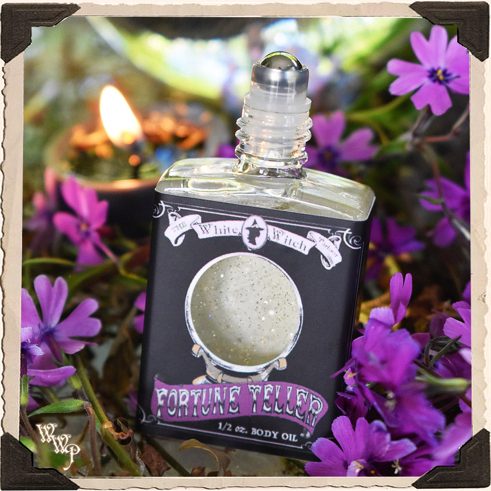 FORTUNE TELLER 1/2oz. BODY OIL. For Psychic Clarity, Life Guidance & Insight. | candles & wax melts | Wiccan Center