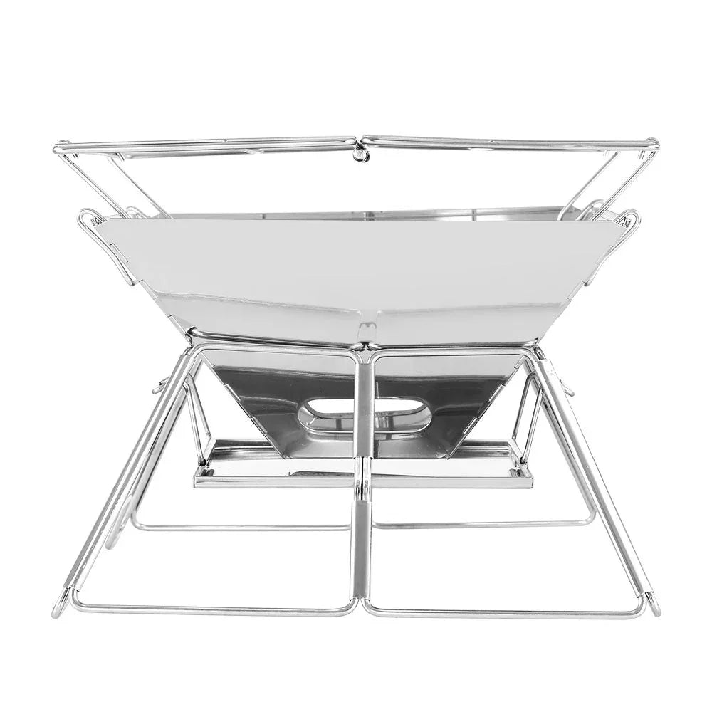 Grillz Camping Fire Pit BBQ 2-in-1 Grill Smoker Outdoor Portable | Tech Accessories | Wiccan Center