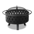 Fire Pit BBQ Charcoal Grill Ring Portable Outdoor Kitchen Fireplace | Tech Accessories | Wiccan Center