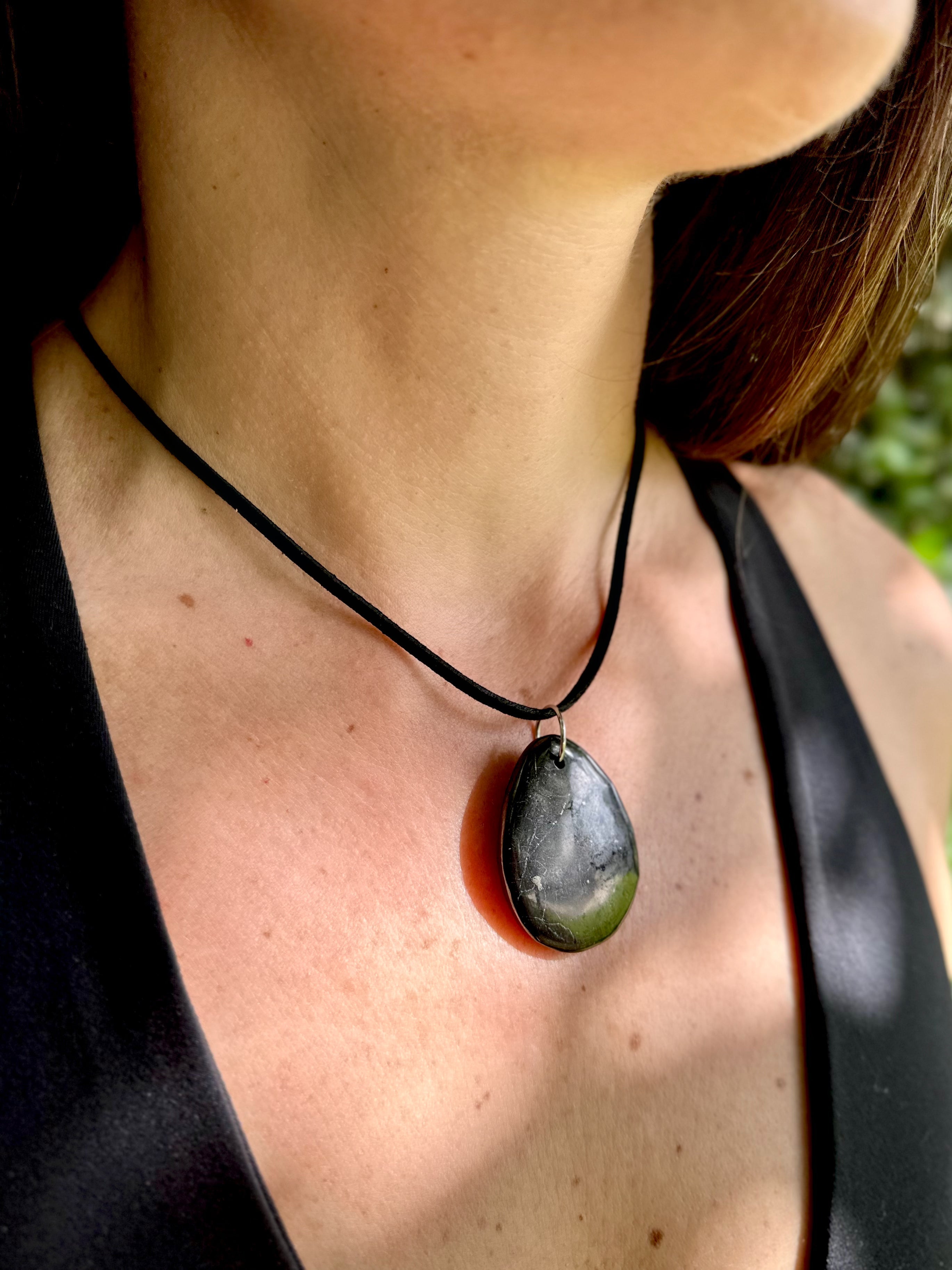SHUNGITE PENDANTS! HURRY WHILE SUPPLIES LAST! - EMF Protection - Hand Cut Genuine Natural Shungite Pendant High Quality Black Lustrous Gemstone from Russia | | Wiccan Center