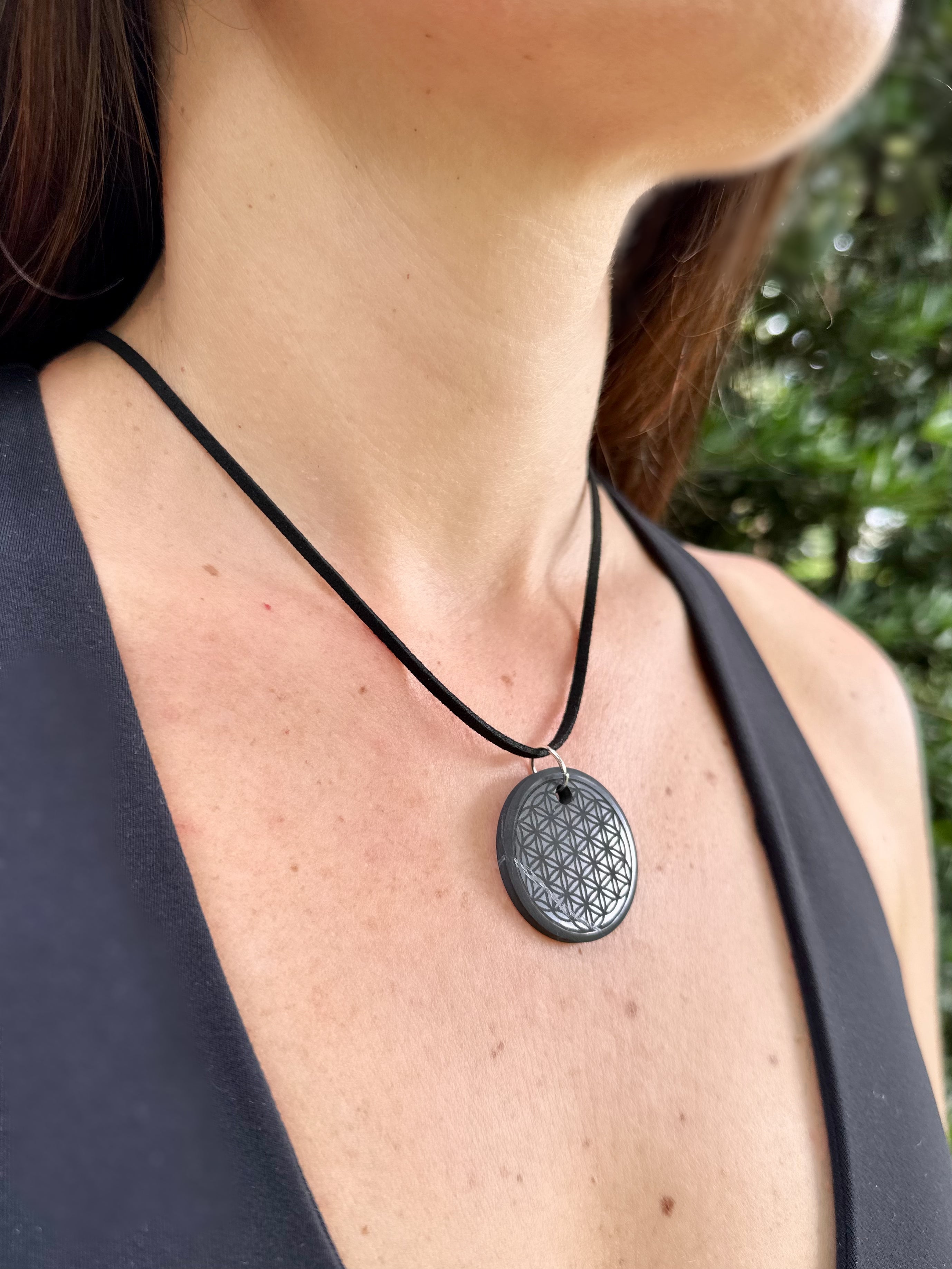 SHUNGITE PENDANTS! HURRY WHILE SUPPLIES LAST! - EMF Protection - Hand Cut Genuine Natural Shungite Pendant High Quality Black Lustrous Gemstone from Russia | | Wiccan Center
