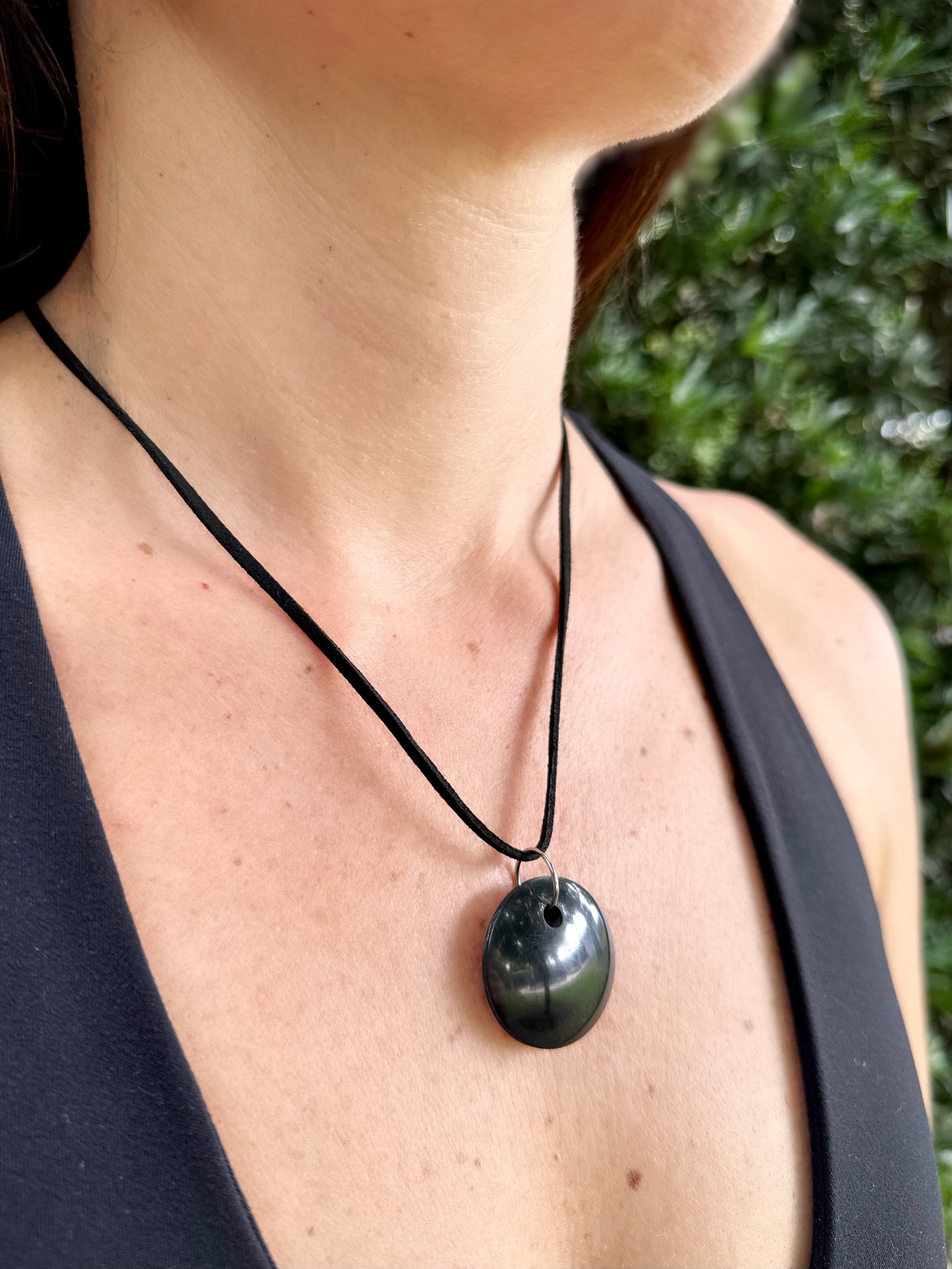 SHUNGITE PENDANTS! HURRY WHILE SUPPLIES LAST! - EMF Protection - Hand Cut Genuine Natural Shungite Pendant High Quality Black Lustrous Gemstone from Russia | | Wiccan Center