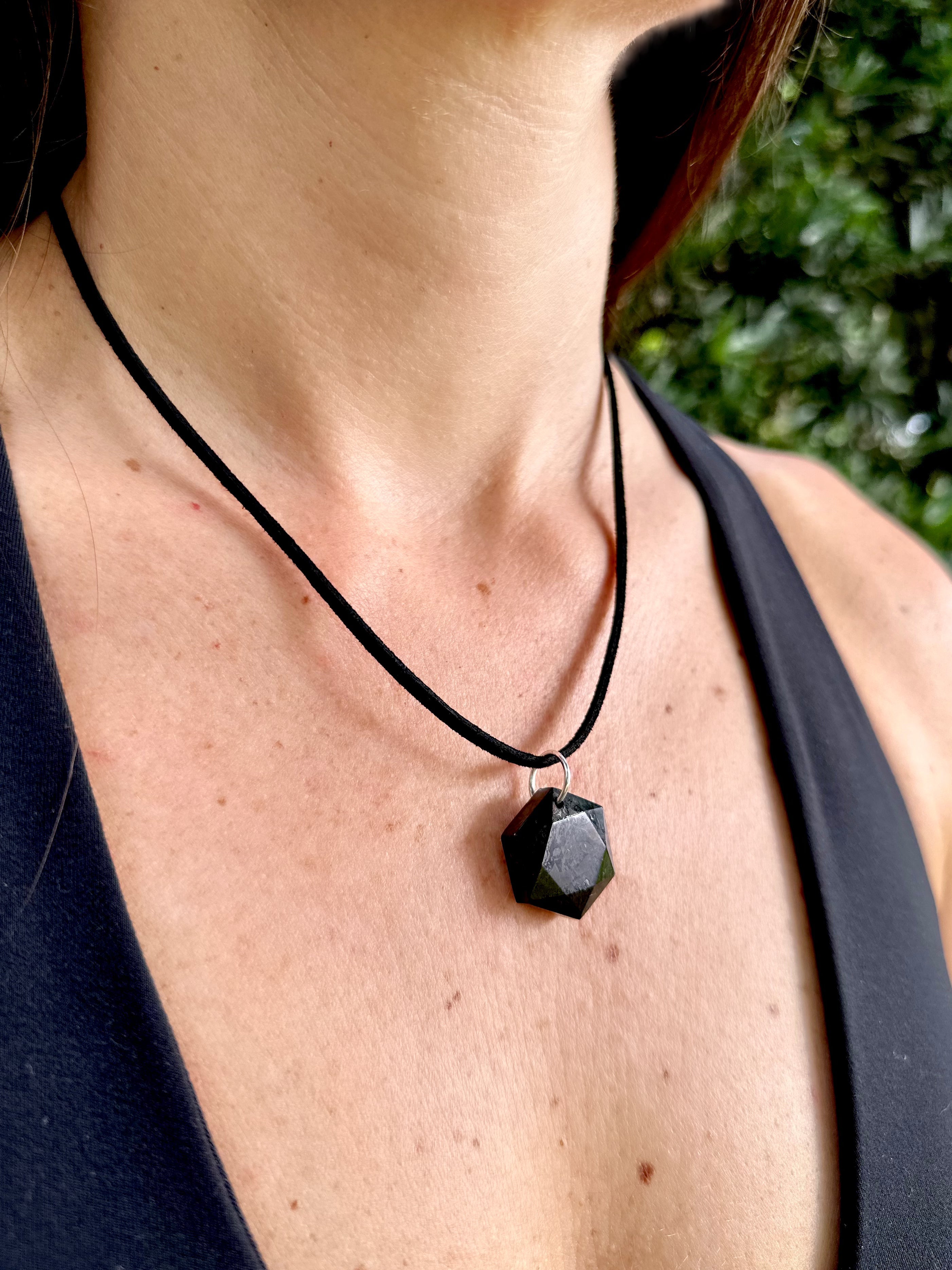 SHUNGITE PENDANTS! HURRY WHILE SUPPLIES LAST! - EMF Protection - Hand Cut Genuine Natural Shungite Pendant High Quality Black Lustrous Gemstone from Russia | | Wiccan Center