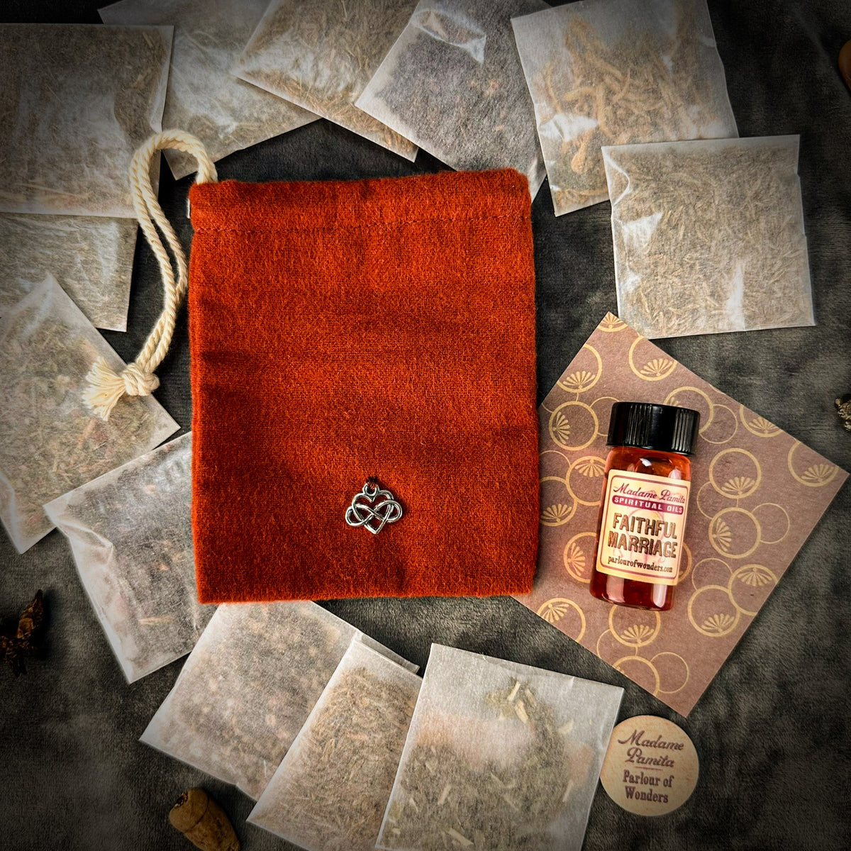 Faithful Marriage Mojo Bag Kit - Regular Strength | Mojo Bag | Wiccan Center