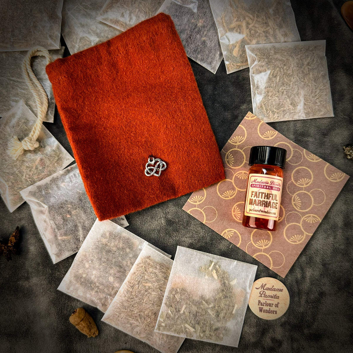 Faithful Marriage Mojo Bag Kit - Triple Strength | Mojo Bag | Wiccan Center