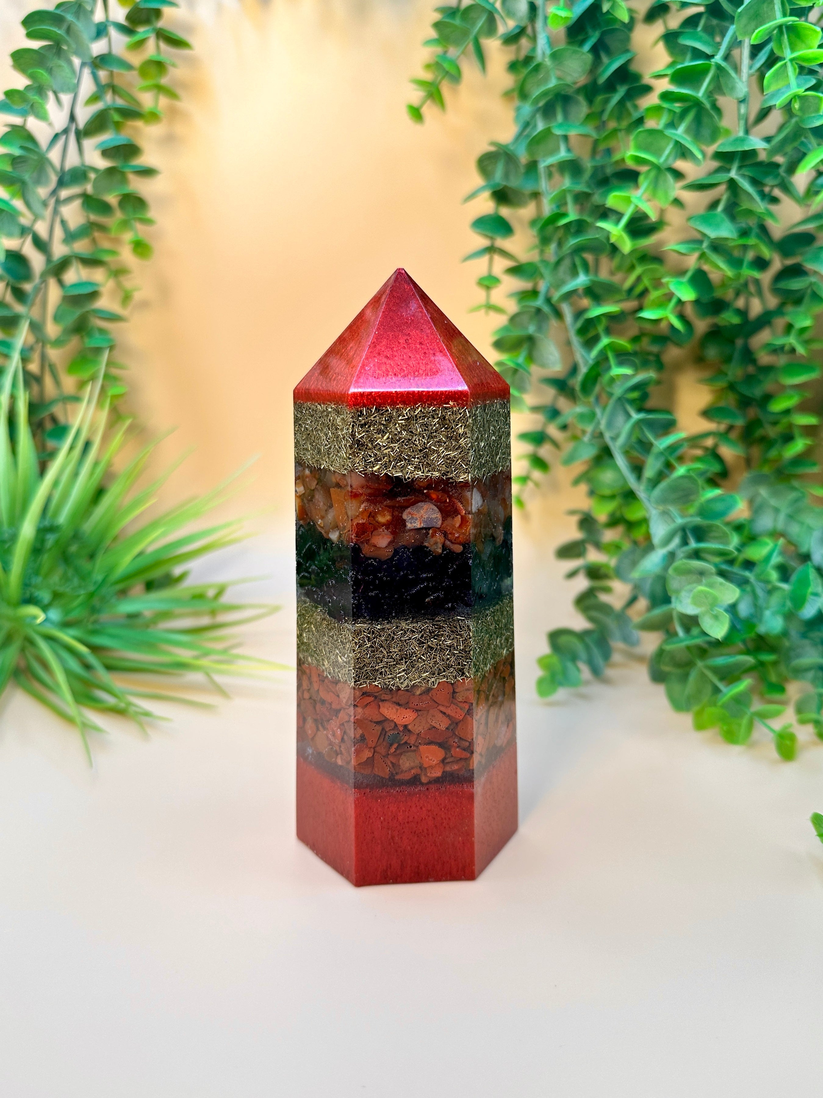 ORGONITE TOWER SET - EMF Protector - Orgonite Towers