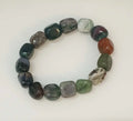 Fancy Jasper Natural Crystal Tumbled Gemstone Energy Stretch Bracelet | Bracelets | Wiccan Center