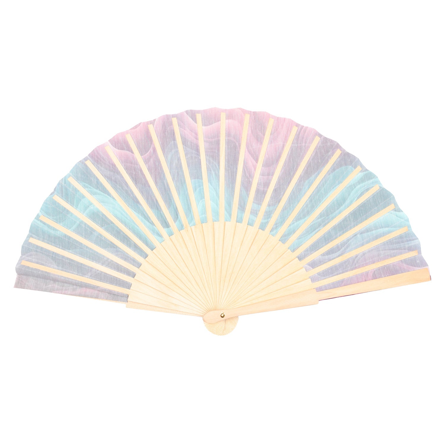 Violet Cascade Hand Fan
