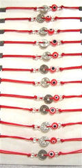 Fashion Jewelry Lucky Coin Evil Eye Symbol Bracelet - Pack of 12 | EVIL EYES | Wiccan Center