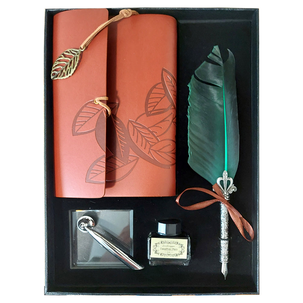 Feather Quill Pen Dip Set - Style 19 | Altar supplies | Wiccan Center